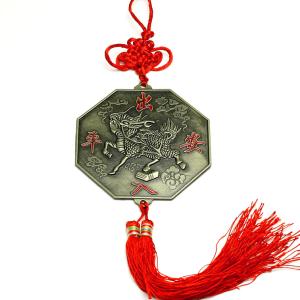 瓢箪 ひょうたん 置物 風水 桃花瓶 瓢箪置物 M 招財八卦 水晶 ローズ