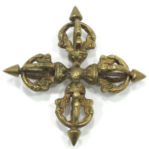 チベット仏教 密教徒の御守り箱銅製 鈴杵 懐中仏 トクチャ/金剛杵/メノウ装飾★ チベット仏教 密教徒の御守り箱銅製 鈴杵 懐中仏 トクチャ/金剛杵