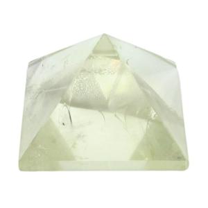シトリン 置物 ピラミッド 黄水晶 天然石 大きさ 1辺約4．1cm 高