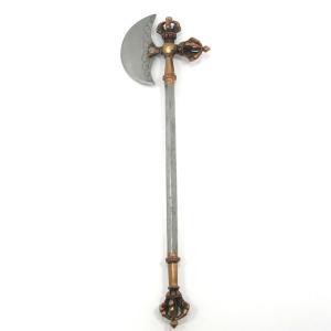 ネパール・チベット仏具 チベットベル（ガンダー）ドルジェ（金剛杵