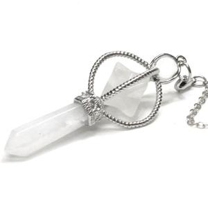 エンジェルワンド チャクラ ヒーリングワンド ローズクォーツ 長さ約