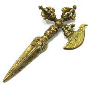 独鈷杵　プルパ　ヒマラヤ　水晶 独鈷杵 金剛杭 プルパ 水晶ブルパ 水晶の独鈷杵 仏具 法具 透明水晶