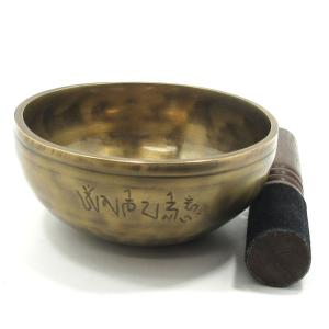 はこぽす対応商品】 【ろ】ハンドメイドシンギングボウル 口直径約14cm