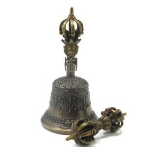 森信三郎商舗 密教法具 寺院用仏具 持鈴 じれい 金剛鈴 小型 (高さ11.0