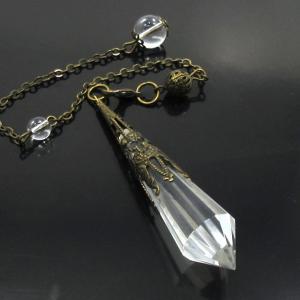 ペンデュラム 水晶 ダウジング 天然石 クリス...の詳細画像4