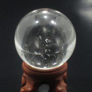 水晶玉 天然石 水晶丸玉 直径約10cm 重さ約1329g 台座付き
