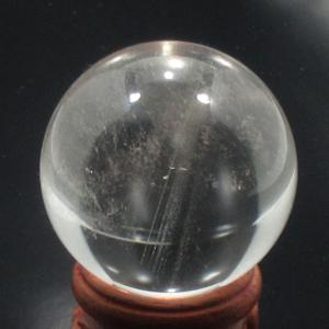 水晶玉 天然石 水晶丸玉 直径約10cm 重さ約1329g 台座付き