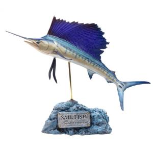 バショウカジキ　フィギュア　Indo-Pacific sailfish（フィッシュカービング））※受注生産4ヵ月待ち（代引き不可）｜kaiyokobo