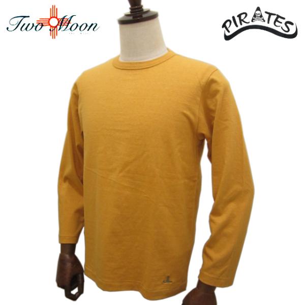 着画あり TWO MOON トゥー・ムーン lot 20289 (インディアンイエロー) クルーネッ...