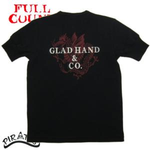 FULLCOUNT × GLAD HAND コラボレーション フルカウント ドラゴン ヘンリー Tシャツ GHT-001｜kaizoku-pirates