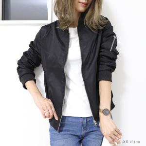 MA-1 レディース 薄手 レディース ブルゾ...の詳細画像3