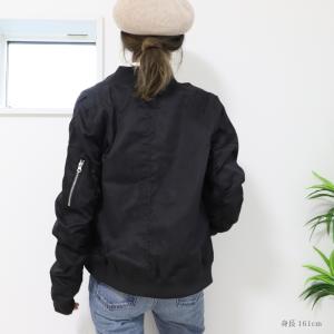 MA-1 レディース 薄手 レディース ブルゾ...の詳細画像5