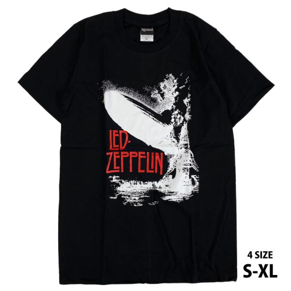 レッドツェッペリン Led Zeppelin ロックTシャツ バンドロゴ バンドTシャツ パンク 洋...