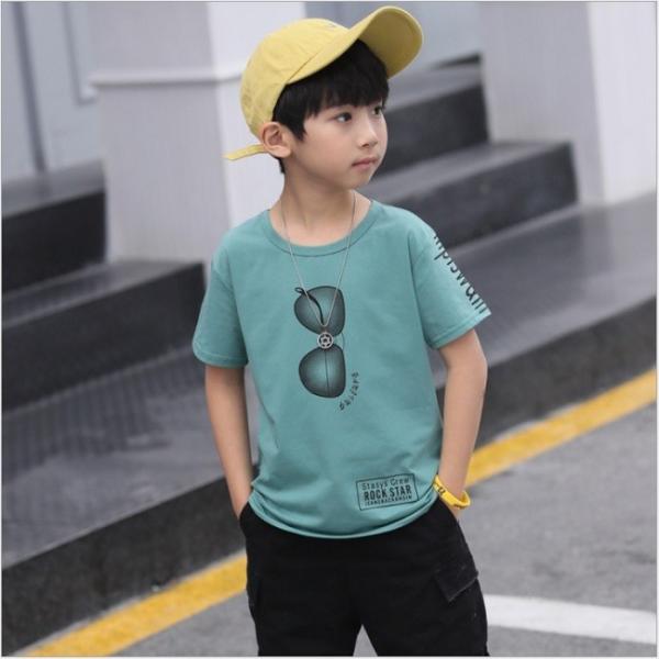 Tシャツ サングラス くすみカラー 韓国子供服