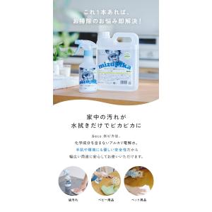 アルカリ電解水 水ピカ 2L 油汚れ 洗剤 除...の詳細画像4