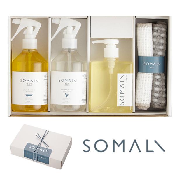 SOMALI 水回りのお掃除セットB  そまり 食器用洗剤 ギフトセット SOMALI 引き出物 引...