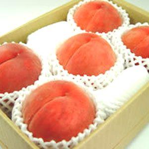 お中元 山梨県産　桃　白鳳　小玉５個入り　　白鳳系ももの中で最も美味しい一つ！ 　出荷予定期間：７月１０日〜２５日