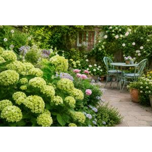 あじさい グリーン 紫陽花 鉢植え 緑 5寸 ...の詳細画像3