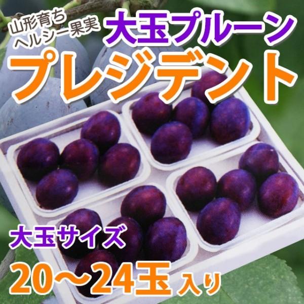 プルーン 大玉プルーン プレジデント 大玉サイズ ２０〜２４個入 送料無料