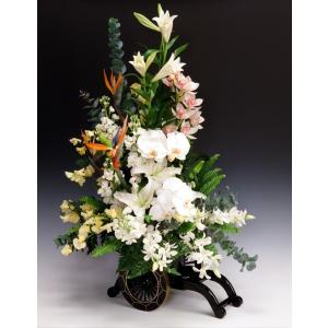 供花 洋花 御所車枕花   葬儀の花輪 供花スタンド 花束