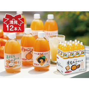 3種のみかんジュース6本(瓶) ジュース えひめのみかん きよみ 甘