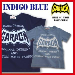 【ＳＡＬＥ】インディゴ染半袖Ｔシャツ　GARACH 新作　　デニムスタイル｜kak-kids