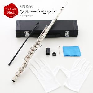 フルートセット 初心者セット （入門者向け） 初心者 用 学生 白銅製 練習 用 入門セット16穴 ...