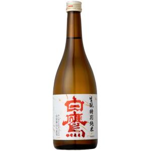 【12本ご購入にて送料無料・混載可】白鷹株式会社 白鷹 特別純米酒 赤ラベル 720ml