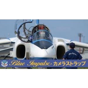 ブルーインパルスカメラストラップ　Blue Impulseの機体とロゴマークがデザインされたストラッ...