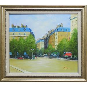 今成敏夫 パステル画 想い出のあの日 【複製】【パステル画】【風景