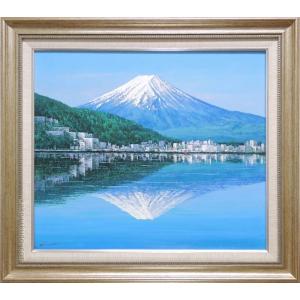 油絵 森田 浩二 号/4万『 赤富士 』 絵画 F6 風景画 全国送料 油絵 森田 浩二 号/4万『 赤富士 』 絵画 F6 風景画 全国送料