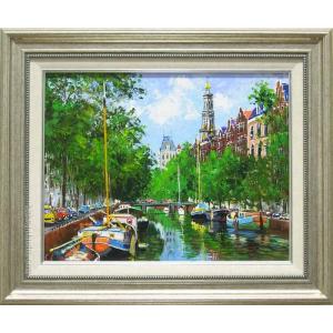 絵画 油絵 モンマルトル・サクレクール寺院 フランス・パリ 絵画 油絵 モンマルトル・サクレクール寺院 フランス・パリ