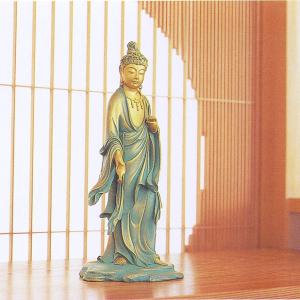 ［聖観世音菩薩像］ブロンズ Amazon.co.jp: 高村光雲『聖観世音菩薩』ブロンズ像 銅像 仏像