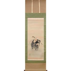 掛け軸 布袋 （小林清堂） 【掛軸】【一間床・半間床】【七福神】 : ye 