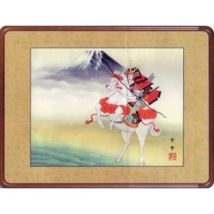 額装 赤富士飛鶴 (伊藤渓山) : 掛け軸・絵画の専門店 掛軸堂画廊