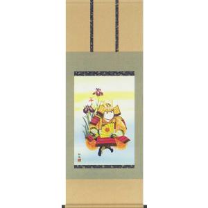 掛け軸 赤富士 (松原正峰) （掛軸小物なし） 【掛軸】 : 掛け軸・絵画