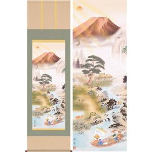 掛け軸 南天に雀 (田村竹世) 掛軸 : 掛け軸・絵画の専門店 掛軸堂画廊