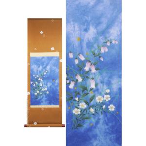 掛け軸 竹に雀 (井上秀城) 【掛軸】【一間床】【丈の短い掛軸】【花鳥