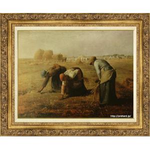 ミレー 絵画 落穂拾い P10号 【複製】【美術印刷】【世界の名画】【10