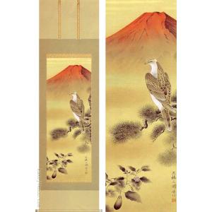 掛け軸 深山幽谷・四季山水 （葛谷聖山） 【掛軸】【一間床・半間床