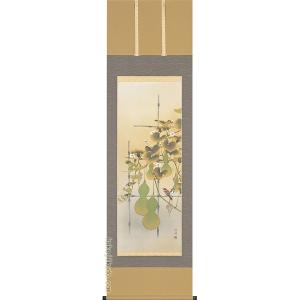 掛け軸 滝上り鯉 (仲田龍安) （掛軸小物なし） 【掛軸】 : 掛け軸