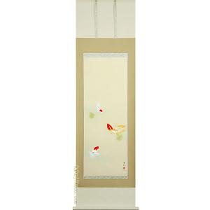 掛け軸 竹に雀 (井上秀城) 【掛軸】【一間床・半間床】【花鳥画