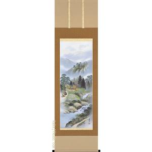 掛け軸 猛虎 (堀江玉鳳) 【掛軸】【一間床】【虎】 : 掛け軸・絵画の