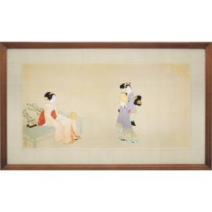 絵画 油絵 桜島の桜 F20号 （木村由記夫） 【肉筆】【油絵】【日本の