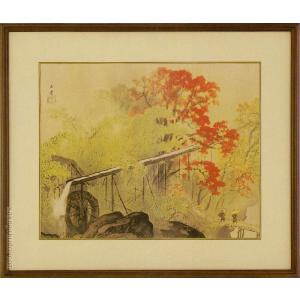 上村松園 絵画 『御ひな之図』 【複製】【美術印刷】【巨匠】【変型特