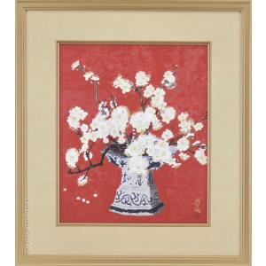 小倉遊亀 「舞妓」 木版画 美人画 着物 絵画 額縁 画家 芸術 美術 工芸品 小倉遊亀 「舞妓」 木版画 美人画 着物 絵画 額縁 画家 芸術