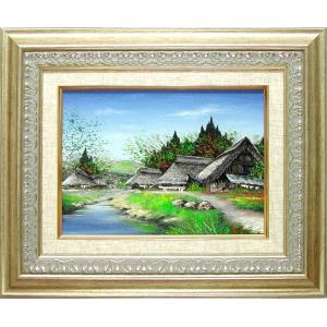 日本画 絵画 上高地 額 美術年鑑掲載作家 掛け軸 掛軸 : 古都