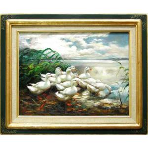 絵画 油絵 街角の風景（フランス・パリ） （黒沢久） 【肉筆】【油絵