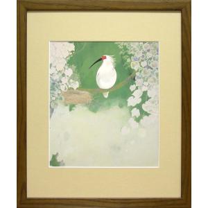 奥村土牛 絵画 精進湖 【複製】【美術印刷】【巨匠】【富士】【変型特