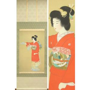 上村松園 絵画 『御ひな之図』 【複製】【美術印刷】【巨匠】【変型特